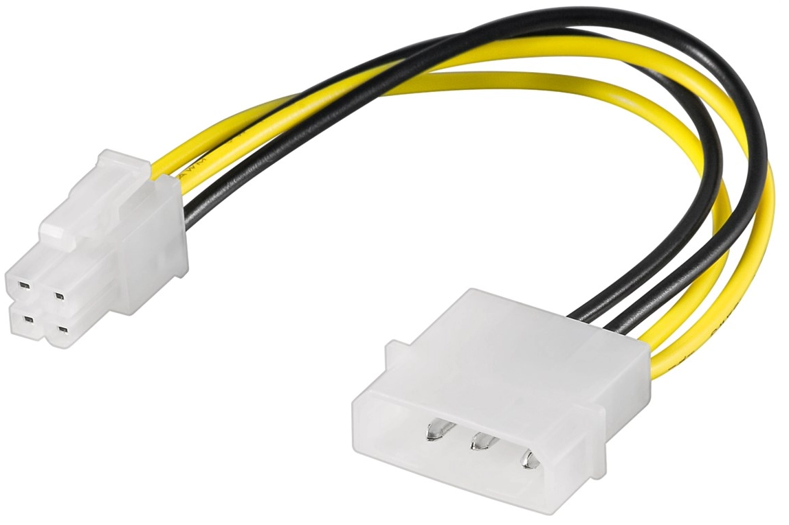 PC kabl za napajanje/adapter, 5.25 inča muški na ATX12 P4, 4-pinski