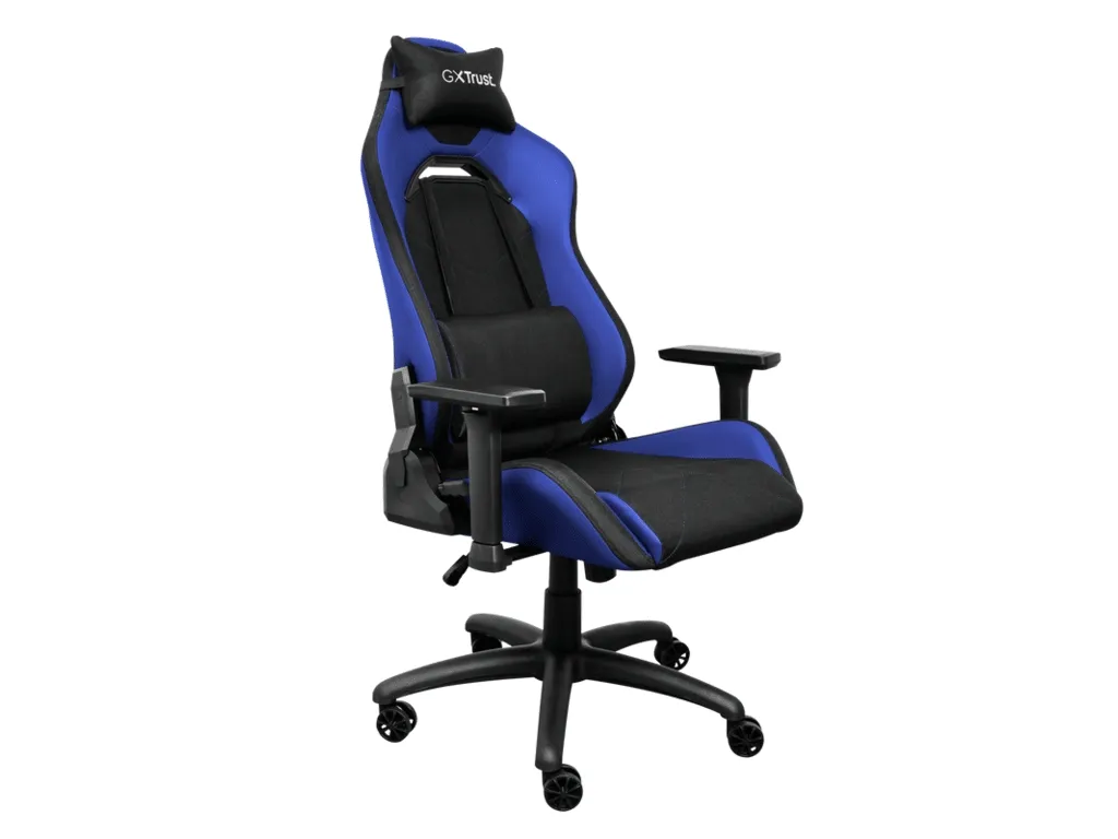 TRUST GXT 714B RUYA Comfortable Gaming Chair, Gas lift class 4, Max. weight 150 kg, BLUE